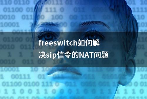 freeswitch如何解决sip信令的NAT问题