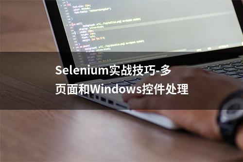 Selenium实战技巧-多页面和Windows控件处理