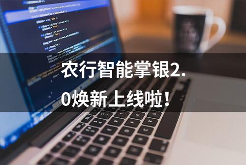 农行智能掌银2.0焕新上线啦！