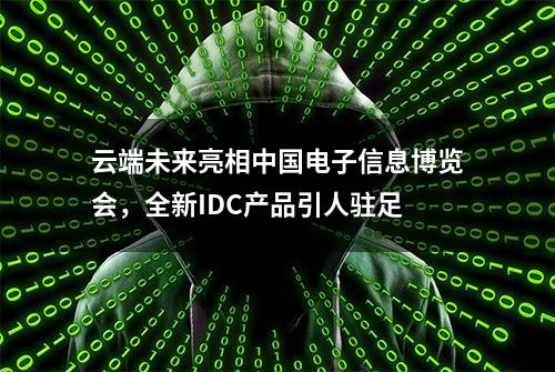 云端未来亮相中国电子信息博览会，全新IDC产品引人驻足