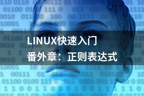 LINUX快速入门番外章：正则表达式