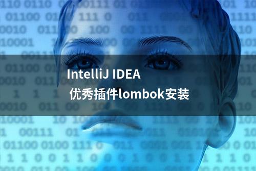 IntelliJ IDEA 优秀插件lombok安装