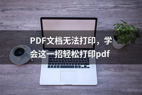 PDF文档无法打印，学会这一招轻松打印pdf