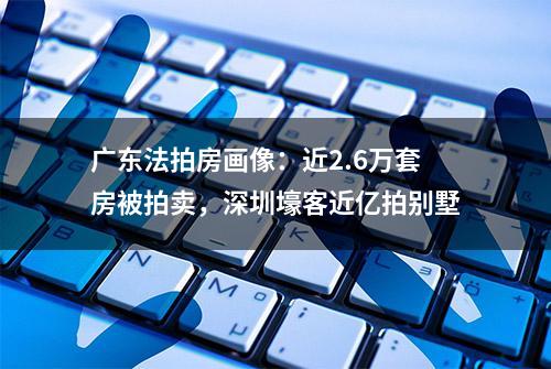 广东法拍房画像：近2.6万套房被拍卖，深圳壕客近亿拍别墅