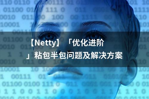 【Netty】「优化进阶」粘包半包问题及解决方案