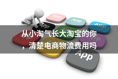 从小淘气长大淘宝的你，清楚电商物流费用吗