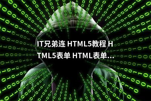 IT兄弟连 HTML5教程 HTML5表单 HTML表单设计2