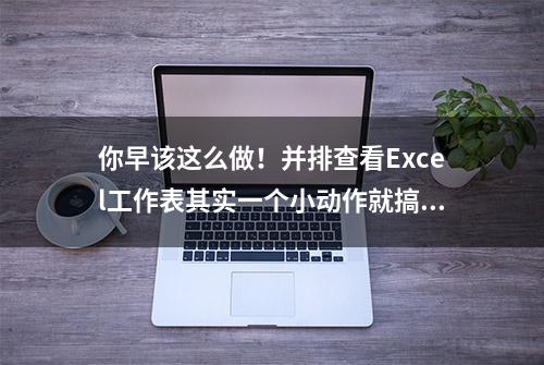 你早该这么做！并排查看Excel工作表其实一个小动作就搞定！