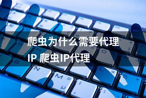 爬虫为什么需要代理IP 爬虫IP代理