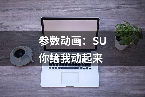 参数动画：SU你给我动起来