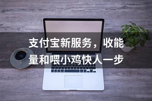 支付宝新服务，收能量和喂小鸡快人一步