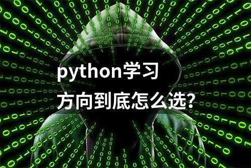 python学习方向到底怎么选？