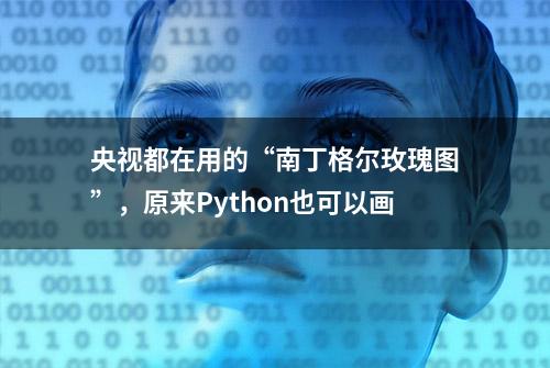 央视都在用的“南丁格尔玫瑰图”，原来Python也可以画