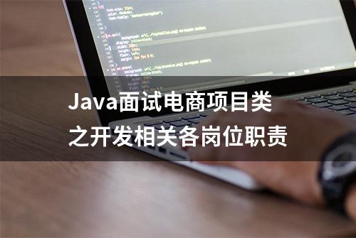 Java面试电商项目类之开发相关各岗位职责