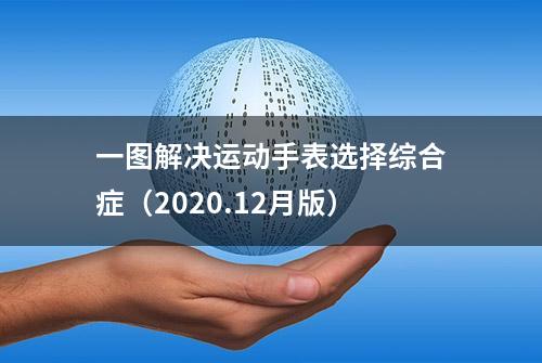 一图解决运动手表选择综合症（2020.12月版）