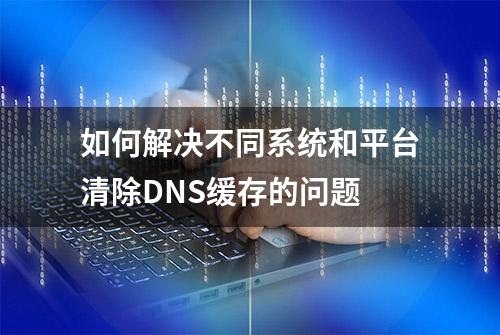 如何解决不同系统和平台清除DNS缓存的问题