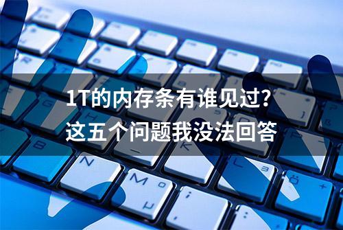 1T的内存条有谁见过？这五个问题我没法回答