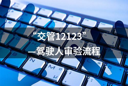 “交管12123”—驾驶人审验流程