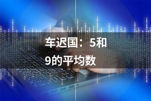 车迟国：5和9的平均数