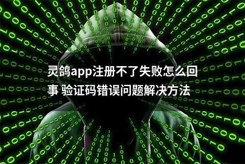 灵鸽app注册不了失败怎么回事 验证码错误问题解决方法