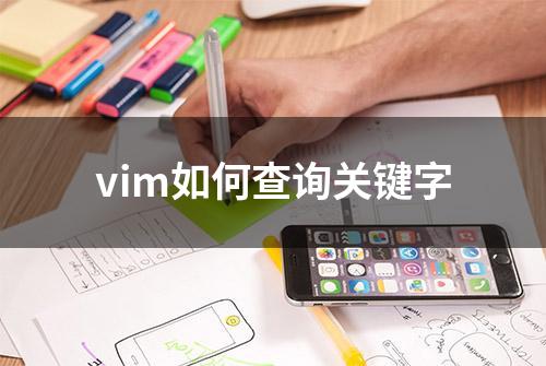 vim如何查询关键字