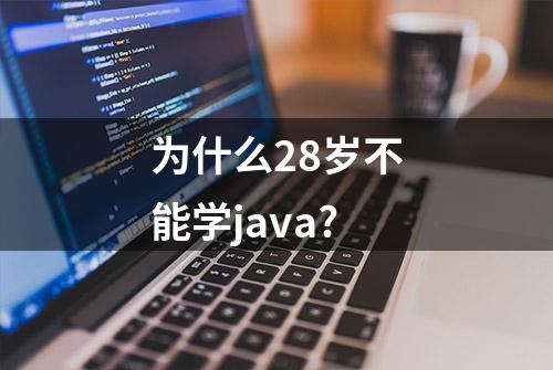 为什么28岁不能学java?