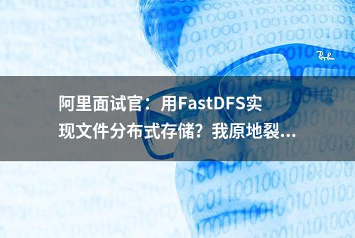 阿里面试官：用FastDFS实现文件分布式存储？我原地裂开