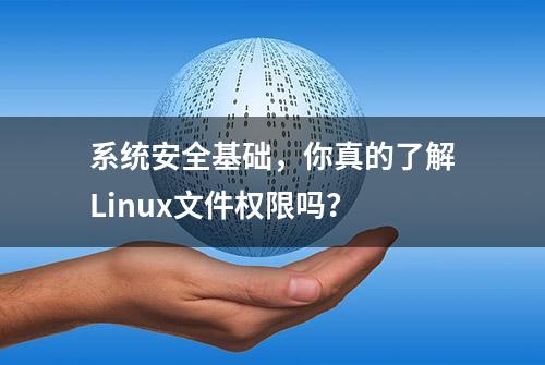 系统安全基础，你真的了解Linux文件权限吗？