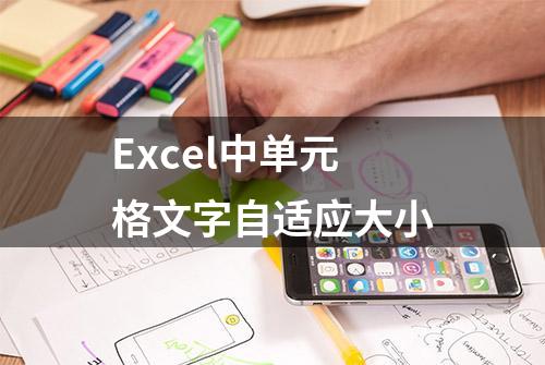 Excel中单元格文字自适应大小