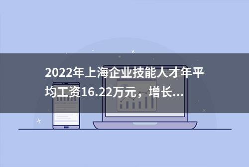 2022年上海企业技能人才年平均工资16.22万元，增长量与增幅均为近五年最高