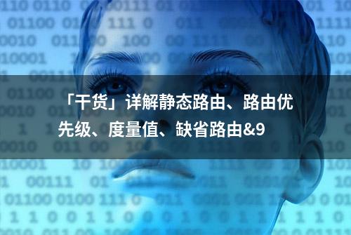 「干货」详解静态路由、路由优先级、度量值、缺省路由&9