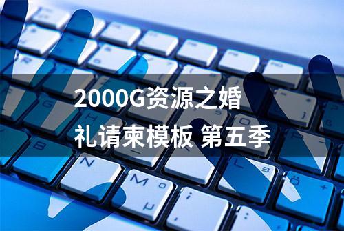 2000G资源之婚礼请柬模板 第五季