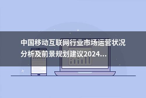 中国移动互联网行业市场运营状况分析及前景规划建议2024 -2030年