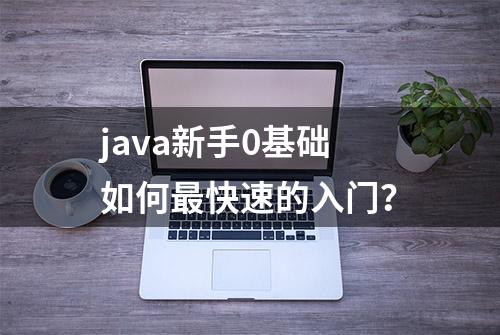 java新手0基础如何最快速的入门？