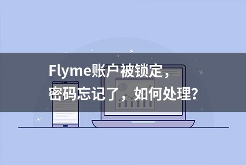 Flyme账户被锁定，密码忘记了，如何处理？