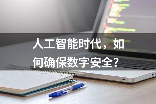 人工智能时代，如何确保数字安全？