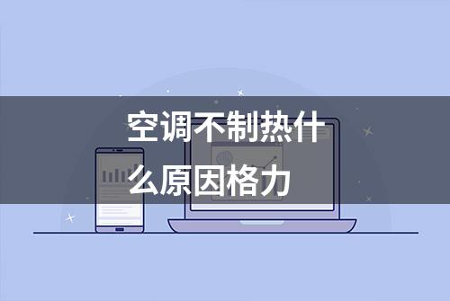 空调不制热什么原因格力