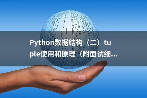 Python数据结构（二）tuple使用和原理（附面试细节）