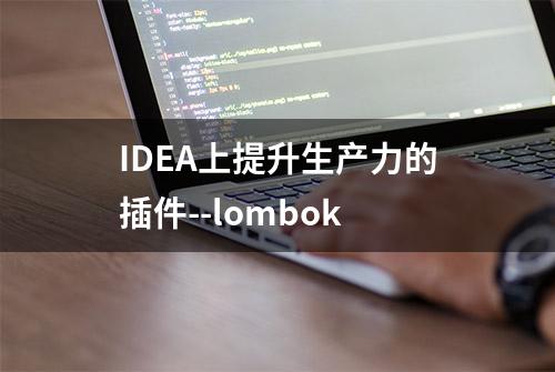 IDEA上提升生产力的插件--lombok