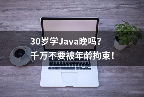 30岁学Java晚吗？千万不要被年龄拘束！