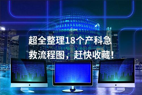 超全整理18个产科急救流程图，赶快收藏！