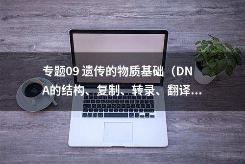 专题09 遗传的物质基础（DNA的结构、复制、转录、翻译）