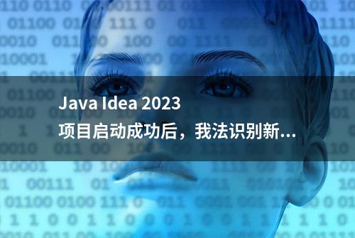 Java Idea 2023 项目启动成功后，我法识别新建的module