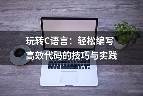 玩转C语言：轻松编写高效代码的技巧与实践