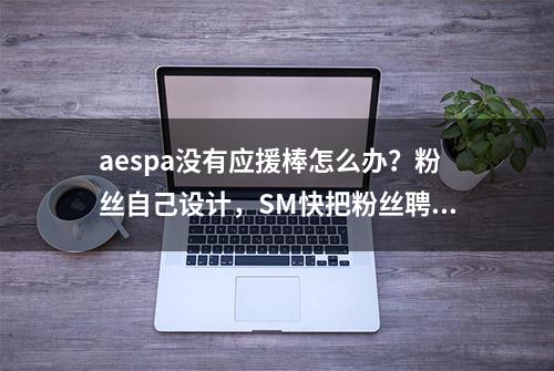 aespa没有应援棒怎么办？粉丝自己设计，SM快把粉丝聘去吧