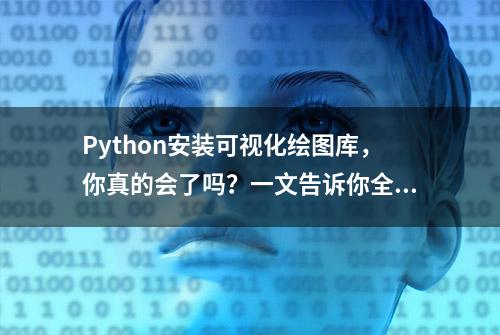 Python安装可视化绘图库，你真的会了吗？一文告诉你全部