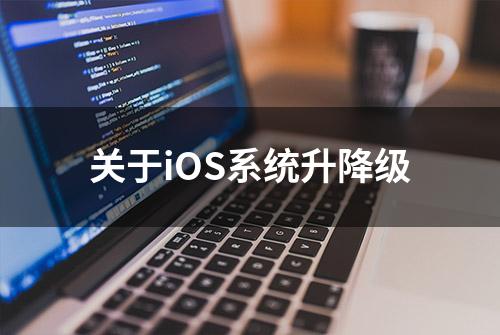 关于iOS系统升降级