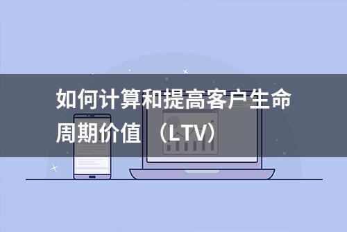 如何计算和提高客户生命周期价值 （LTV）