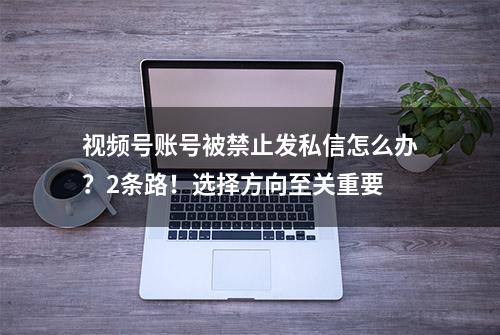 视频号账号被禁止发私信怎么办？2条路！选择方向至关重要