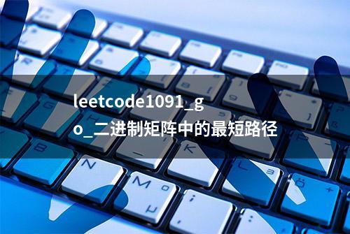 leetcode1091_go_二进制矩阵中的最短路径